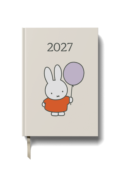 Miffy 2027 A5 Diary - Week-to-View - My Balloon