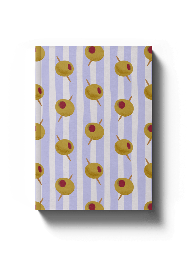 Lined A5 Notebook - Olives