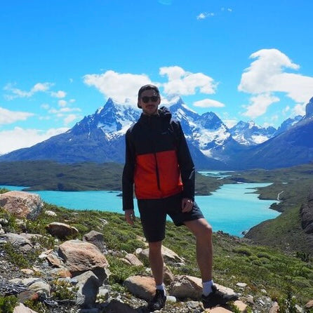 Tom travelling Patagonia