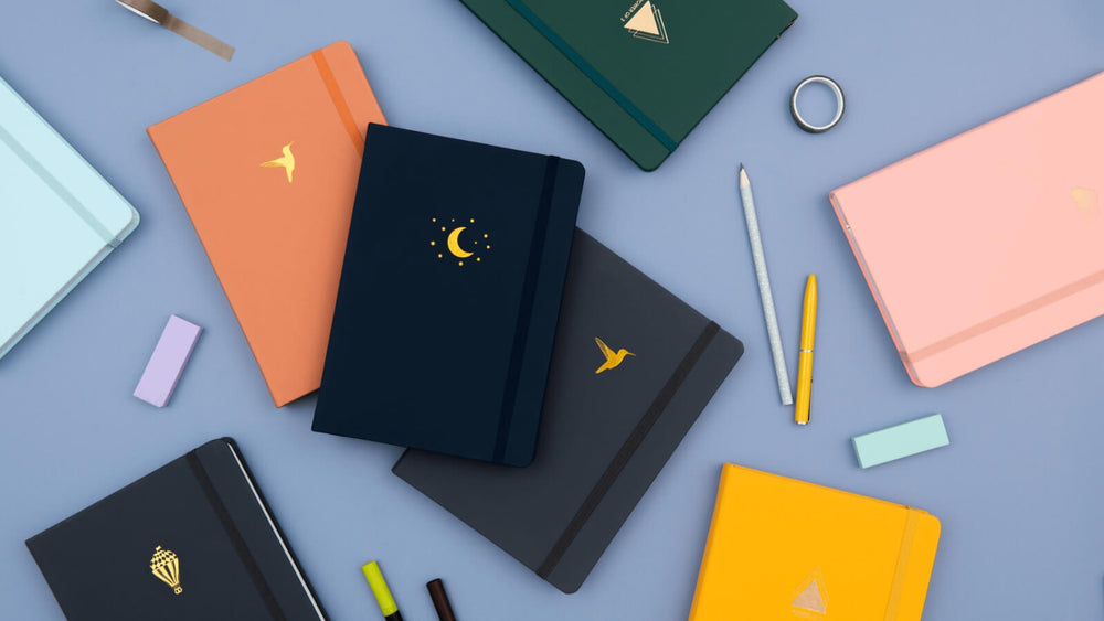 Vegan Leather Dotted Notebooks