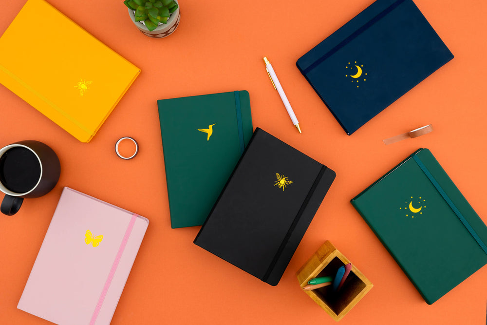 Vegan Leather Lined Notebooks