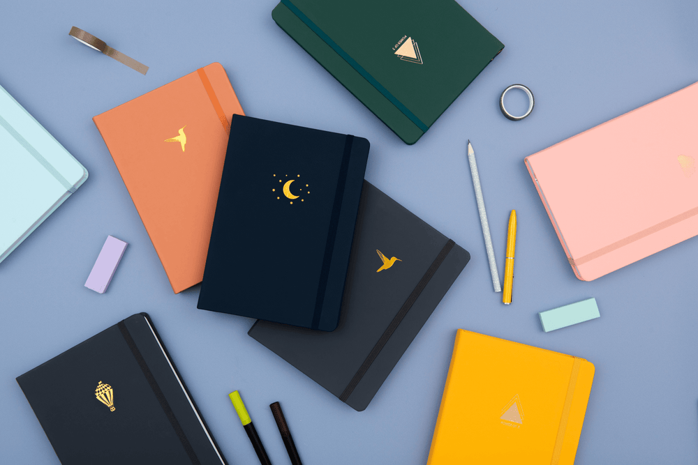 Vegan Leather Dotted Notebooks