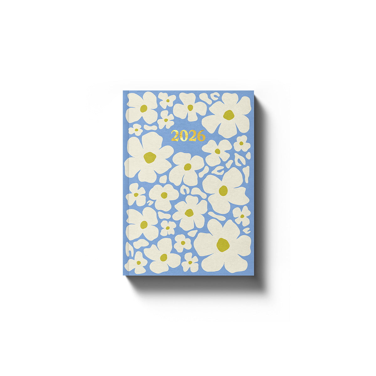 A6 (Pocket) 2026 Diary - Week To View - Blue Daisies