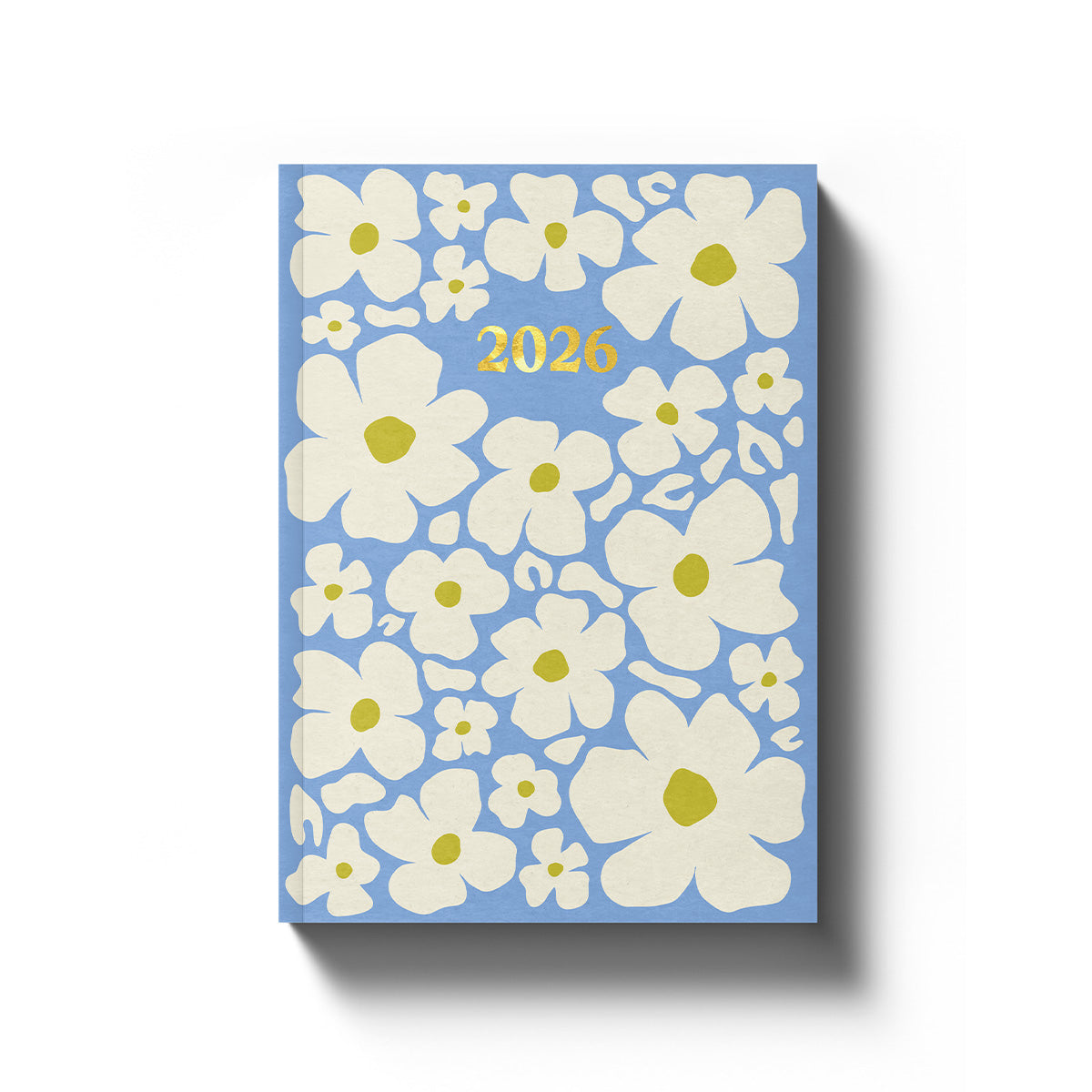 A5 2026 Diary - Week To View - Blue Daisies