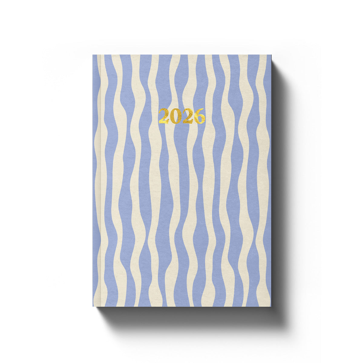 A5 2026 Diary - Week To View - Blue Stripes
