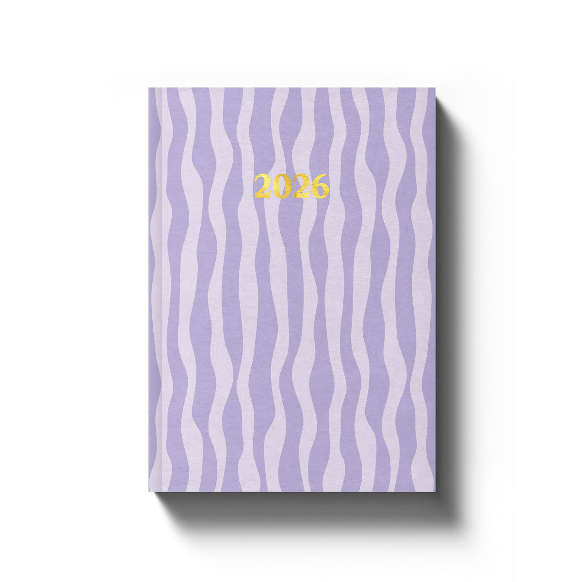 A5 2026 Diary - Week To View - Purple Stripes