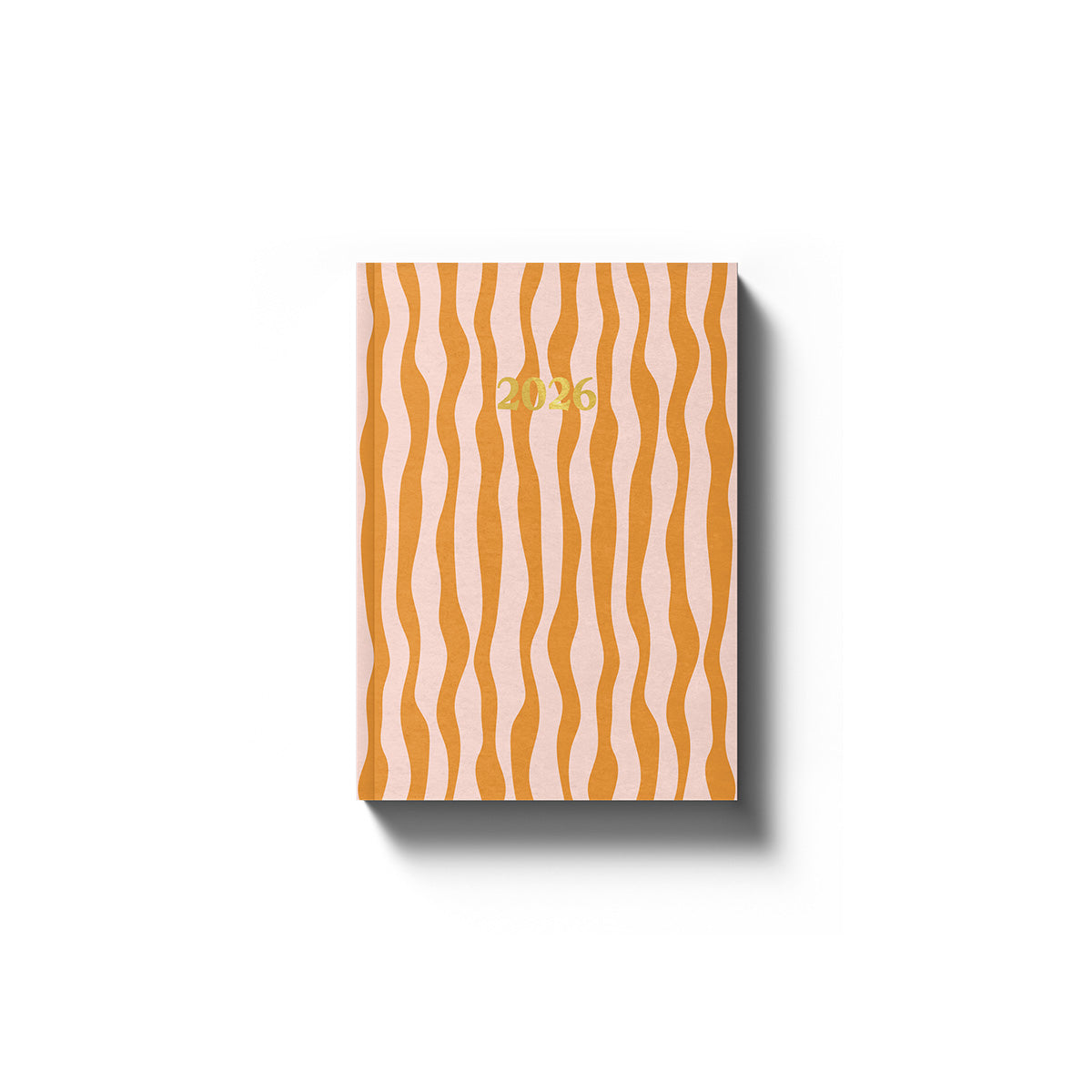 A6 (Pocket) 2026 Diary - Week To View - Orange Stripes