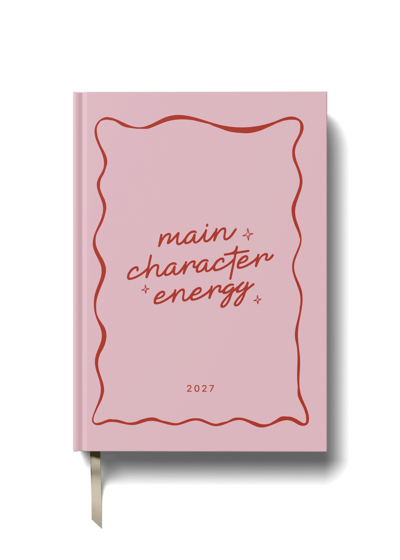 2027 A5 Diary - Week-to-View - Main Character Energy