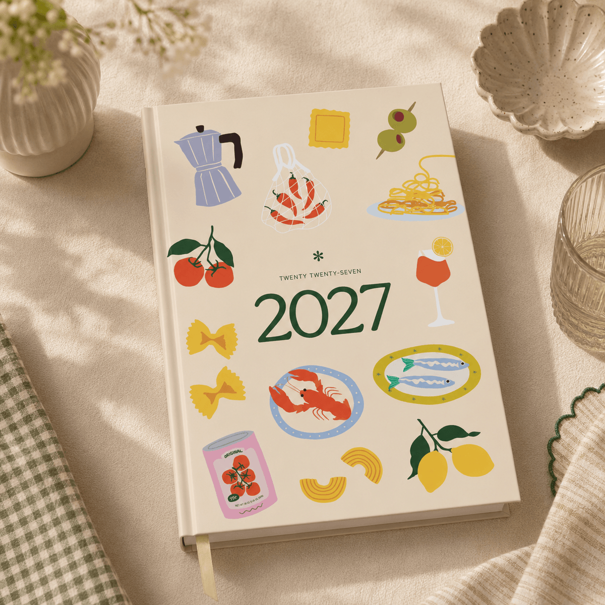 2027 A5 Diary - Week-to-View - Buon Appetito Icons
