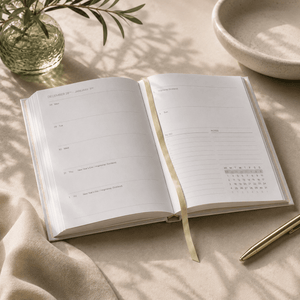 2027 A5 Diary - Week-to-View - Buon Appetito Check