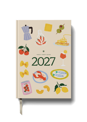 2027 A5 Diary - Week-to-View - Buon Appetito Icons