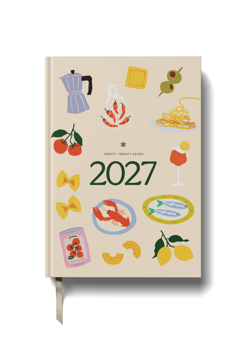 2027 A5 Diary - Week-to-View - Buon Appetito Icons