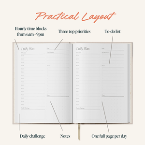 Daily Planner - Pink Stripes