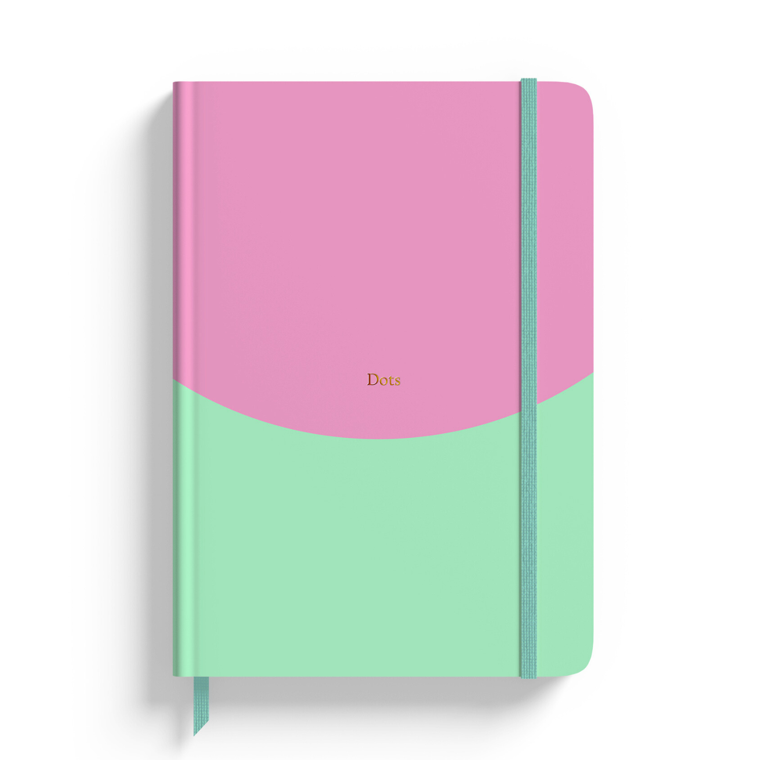 Contrast Lilac & Mint A5 Dotted Notebook