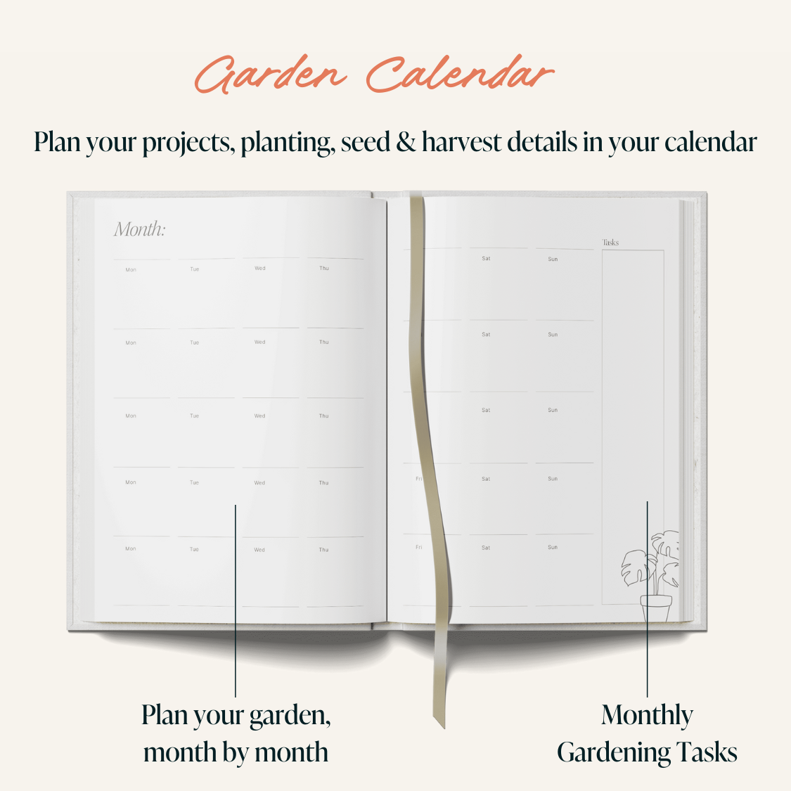 Gardening Journal - Olive Green