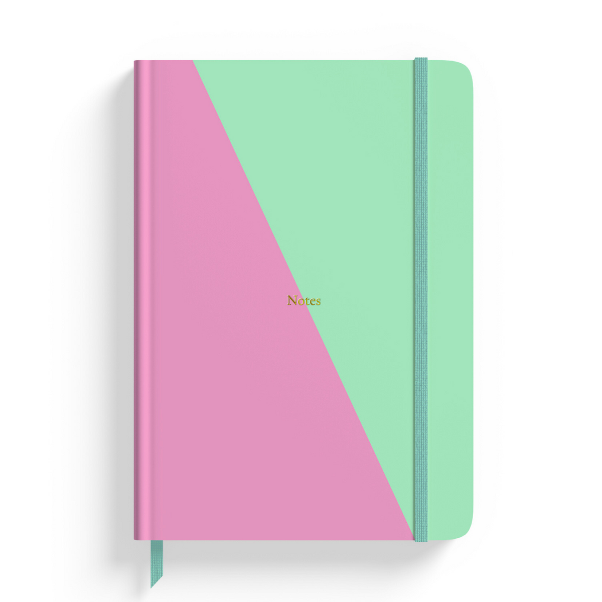 Contrast Lilac & Mint A5 Lined Notebook