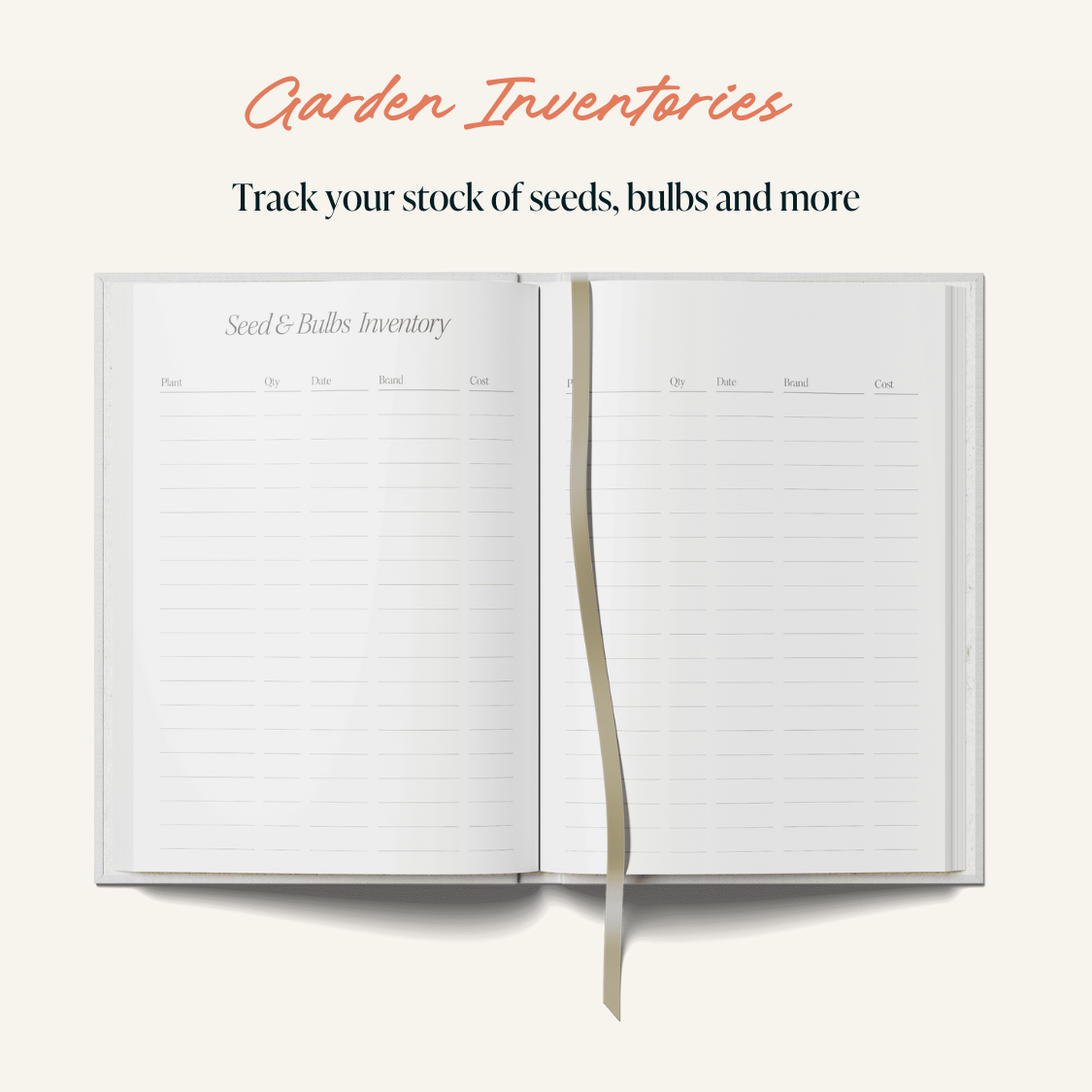 Gardening Journal - Olive Green