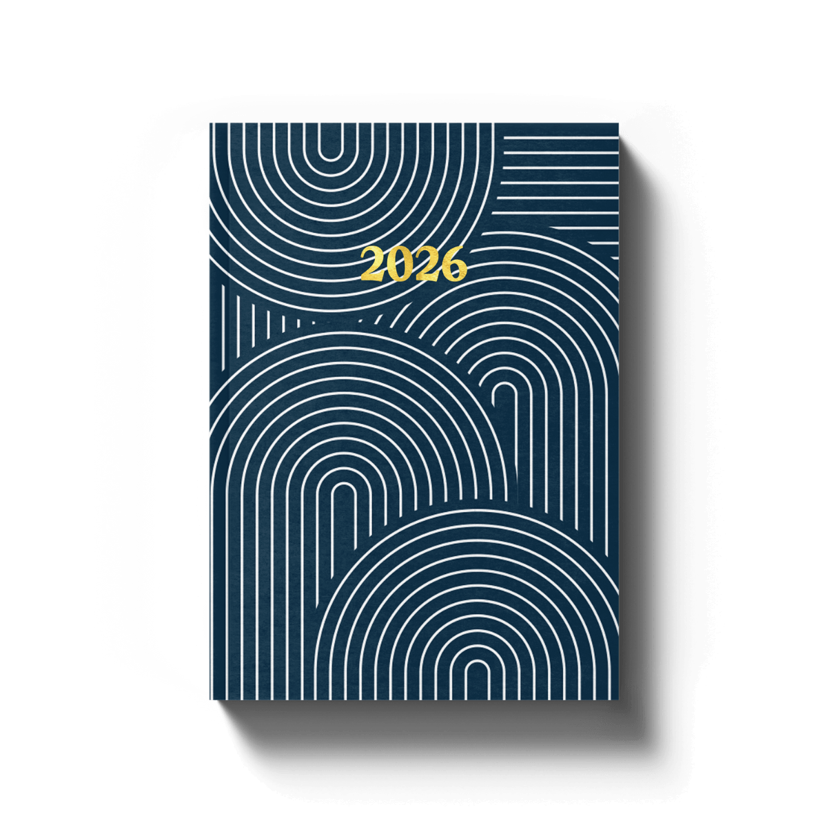A5 2026 Diary - Week To View - Geometric Wave