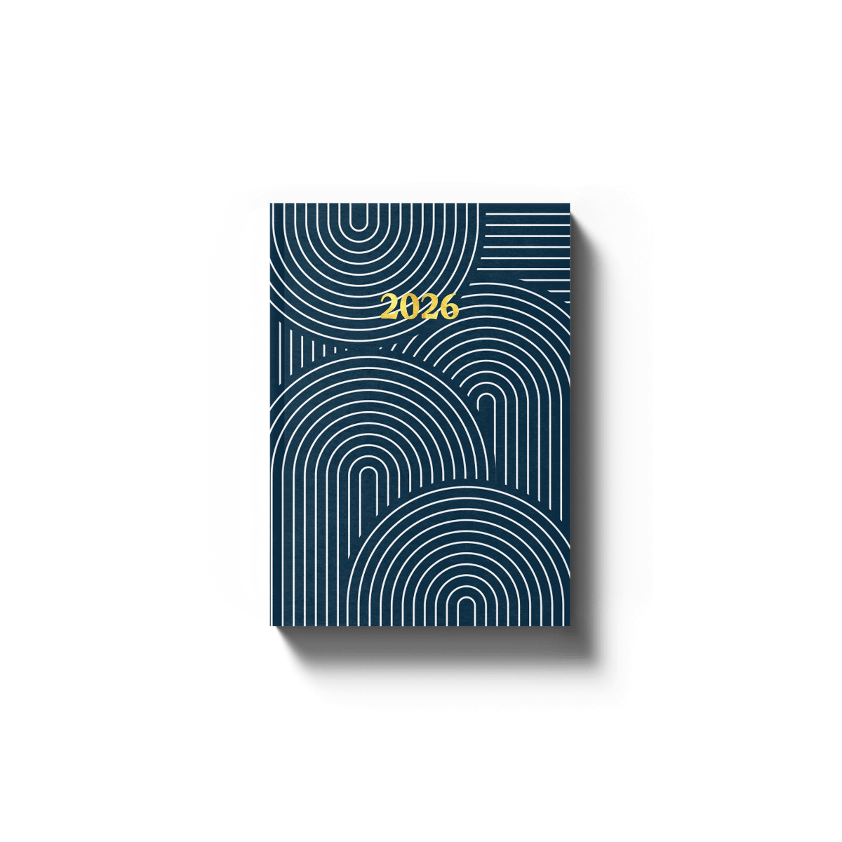 A6 (Pocket) 2026 Diary - Week To View - Geometric Wave