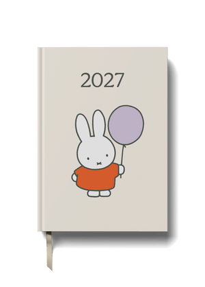 Miffy 2027 A5 Diary - Week-to-View - My Balloon