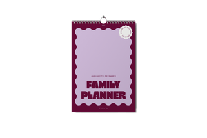 Bold Year A3 2027 Family Planner Calendar