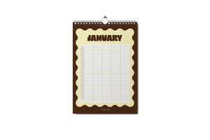 Bold Year A3 2027 Family Planner Calendar