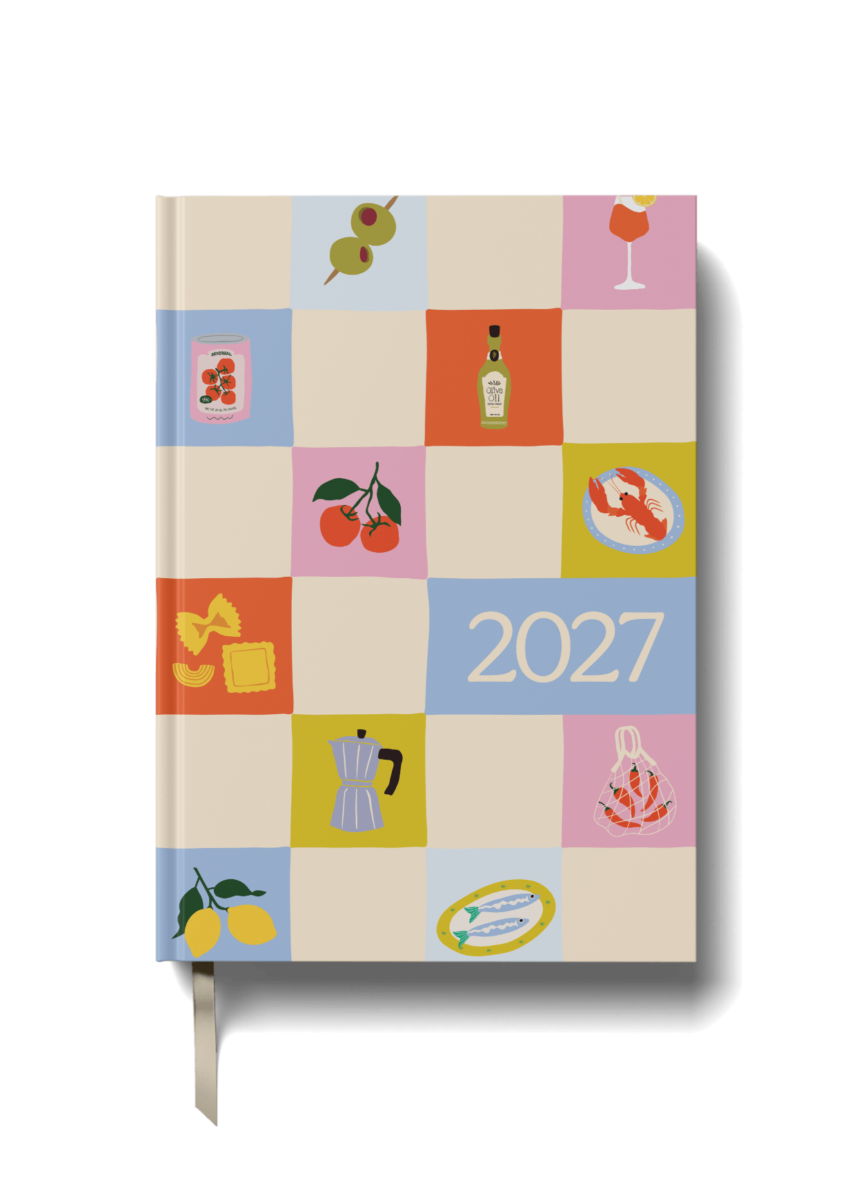 2027 A5 Diary - Week-to-View - Buon Appetito Check