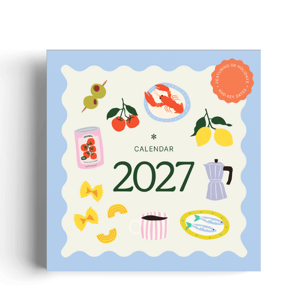 2027 Square Wall Calendar - 30x30cm - Buon Appetito