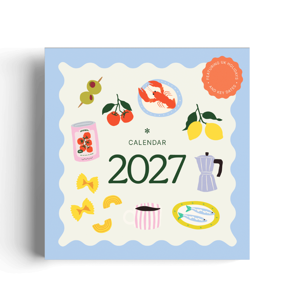 2027 Square Wall Calendar - 30x30cm - Buon Appetito