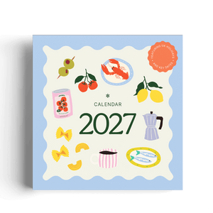 2027 Square Wall Calendar - 30x30cm - Buon Appetito