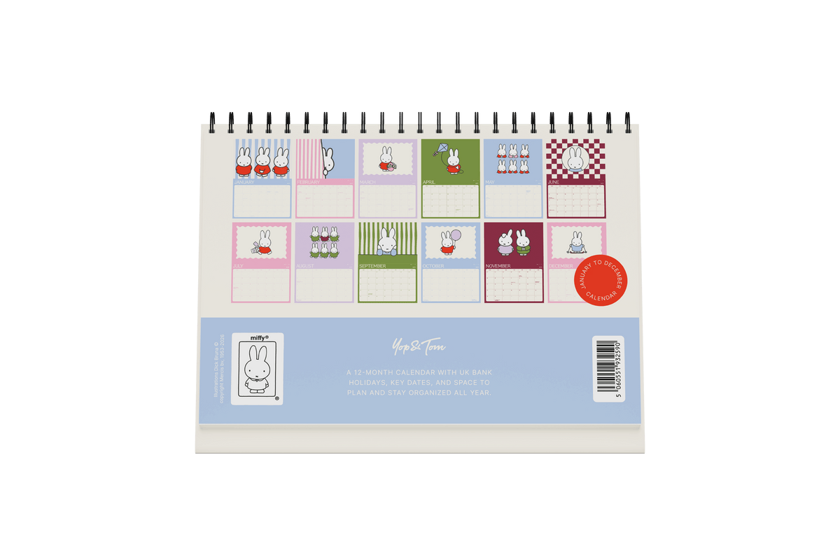 Miffy 2027 Desk Calendar - A5 - Studio Edition