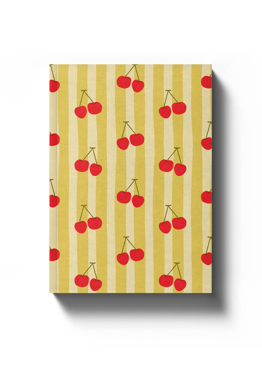 Softcover Lined A5 Notebook - Cherries