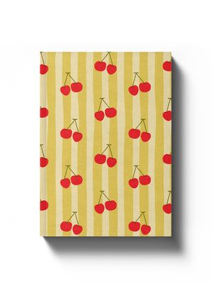 Softcover Lined A5 Notebook - Cherries