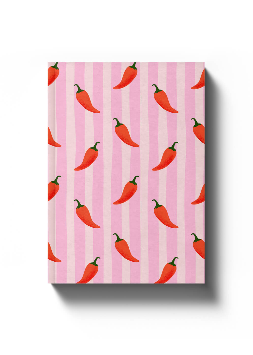 Softcover Lined A5 Notebook - Chillies