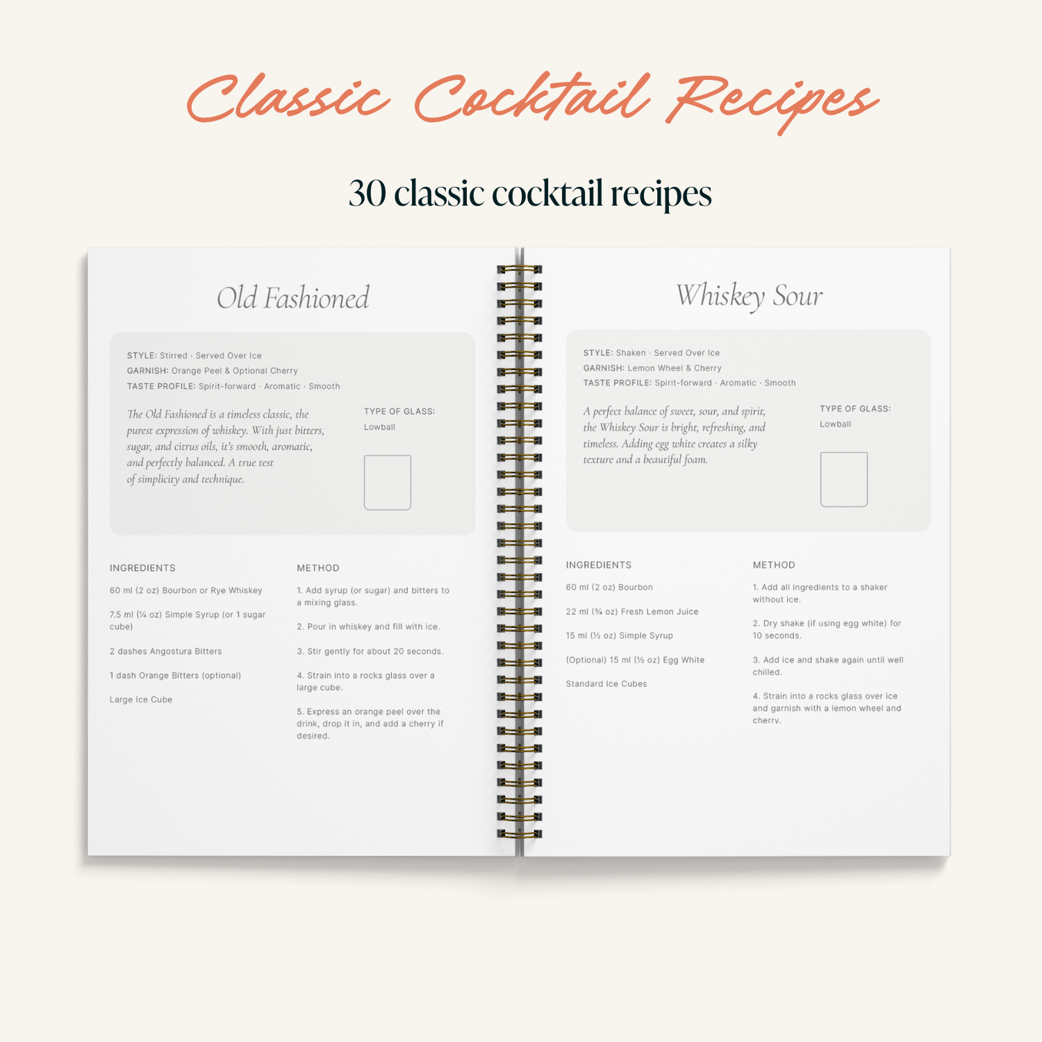 Cocktail Book - Icons