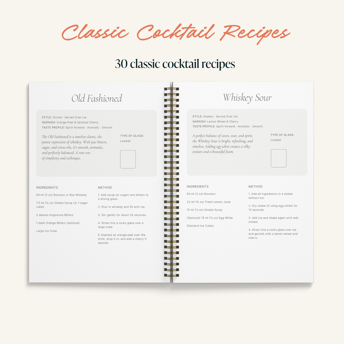 Cocktail Book - Icons