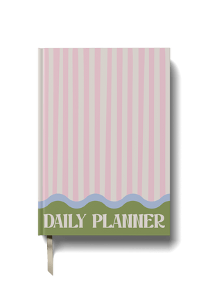 Daily Planner - Pink Stripes