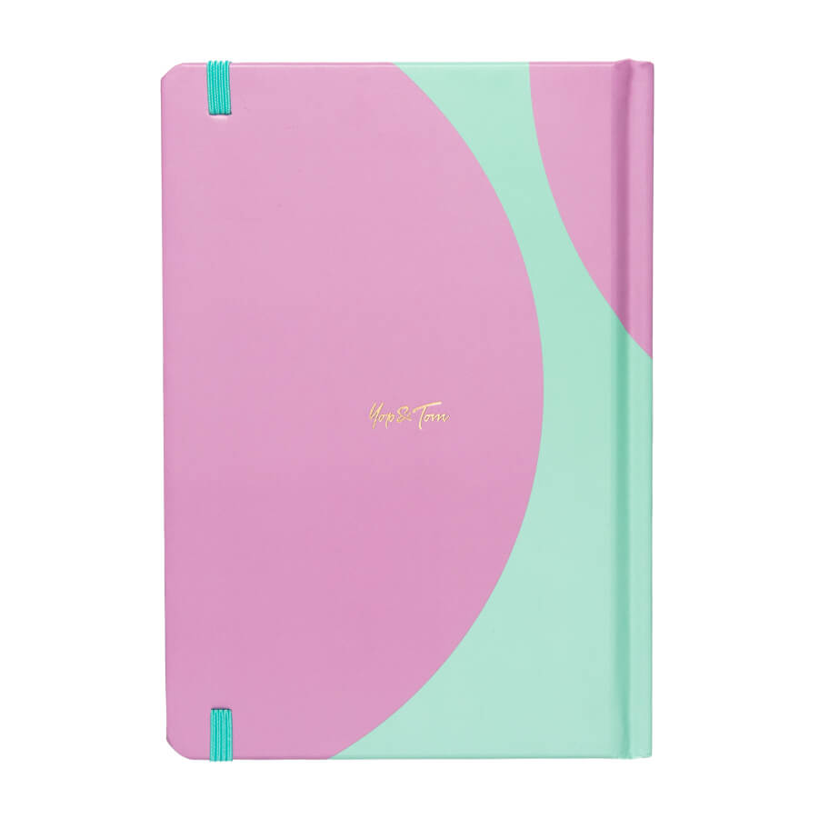 Contrast Lilac & Mint A5 Dotted Notebook