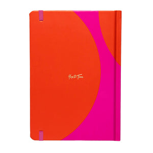 Contrast Red & Pink A5 Dotted Notebook