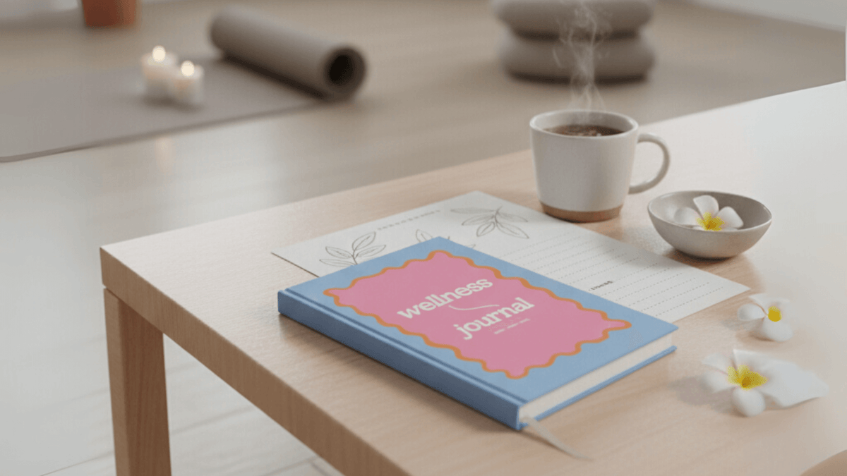 Wellness Journal - Pink Frame
