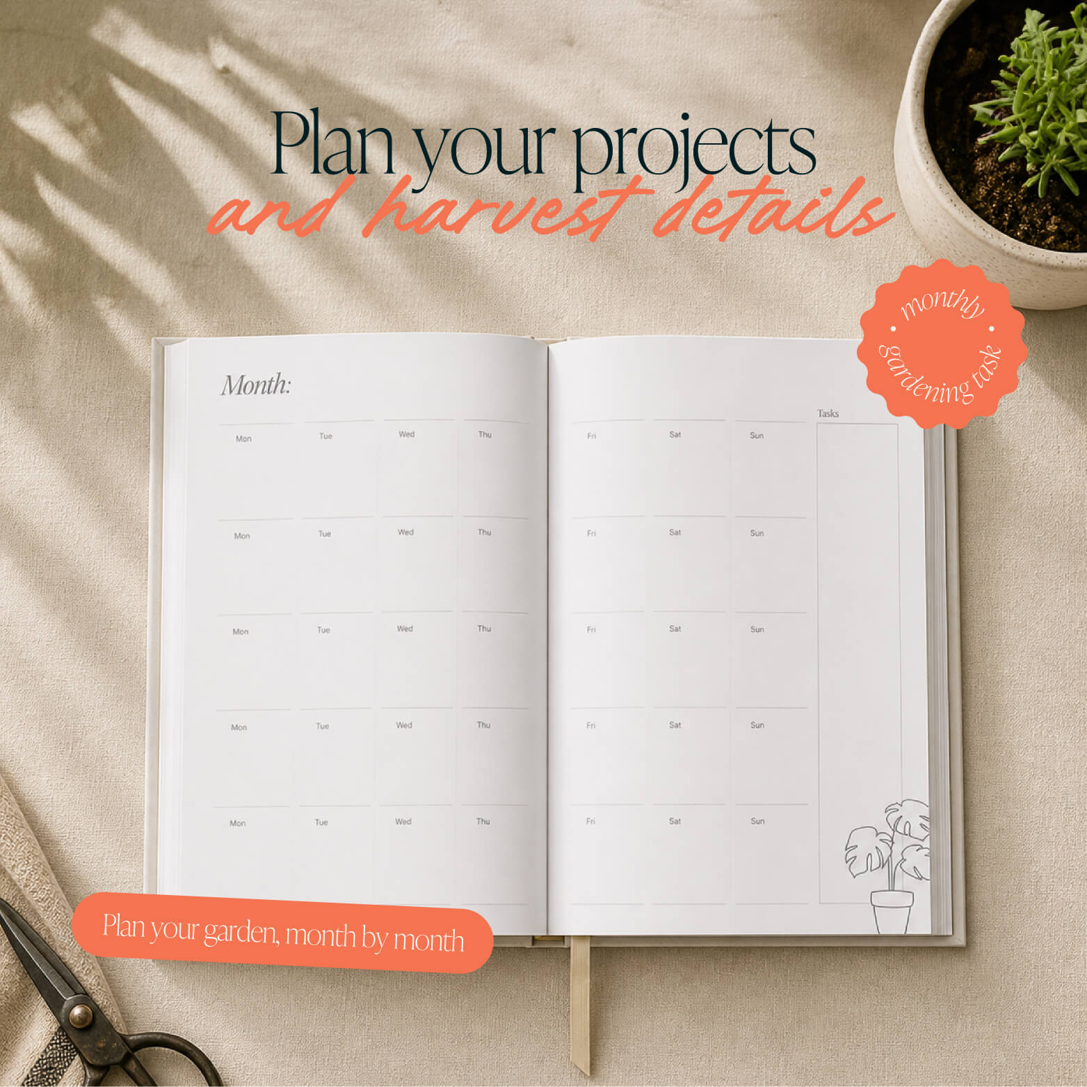 Garden Planner (A5) - Garden Green