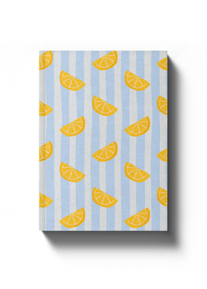 Softcover Lined A5 Notebook - Lemons