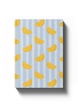 Lined A5 Notebook - Lemons