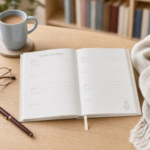 Miffy Reading Journal - Blue Stripes