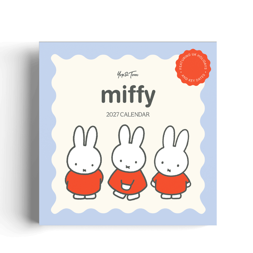 Miffy 2027 Square Wall Calendar - 30x30cm - Studio Edition