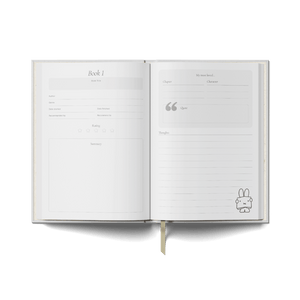 Miffy Reading Journal - Blue Stripes