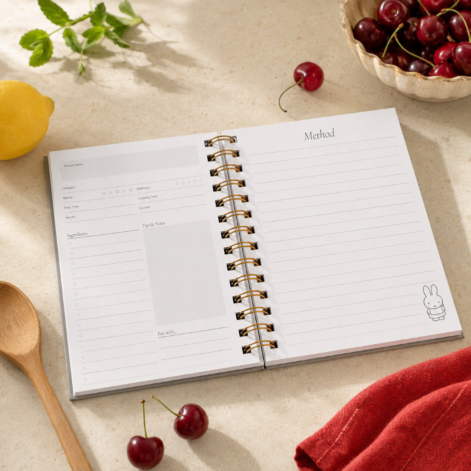Miffy Recipe Journal - Lemons & Cherries