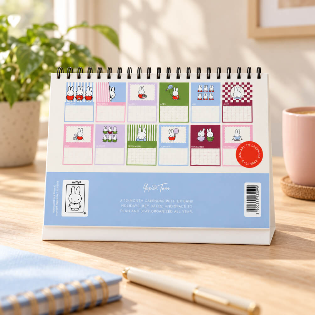 Miffy 2027 Desk Calendar - A5 - Studio Edition