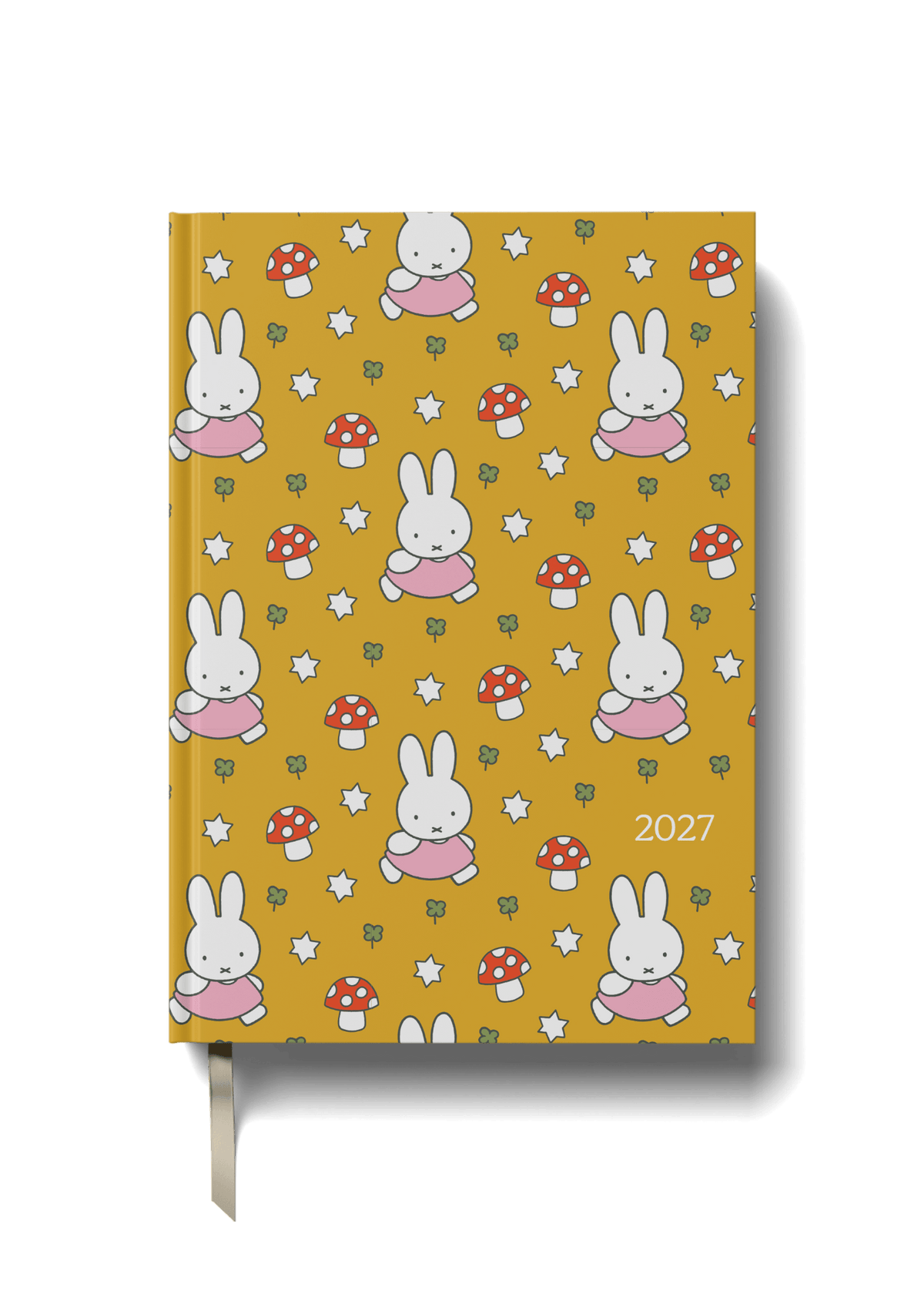 Miffy 2027 A5 Diary - Week-to-View - Yellow Toadstools