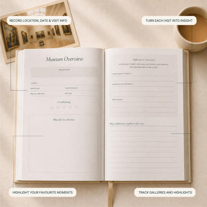 Museum Journal - B6 Hardback - Sand